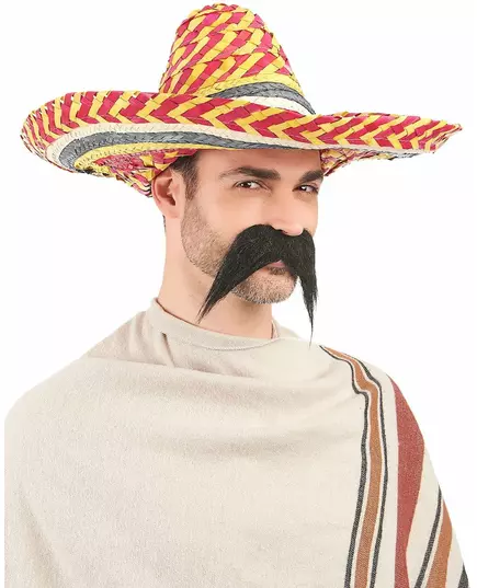 Mexikansk flerfärgad sombrero vuxen
