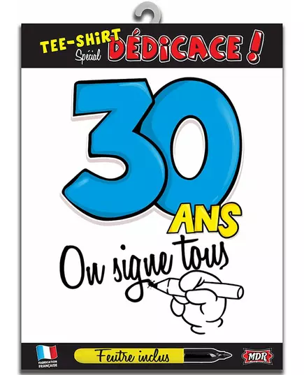 T-shirt Age 30 ans