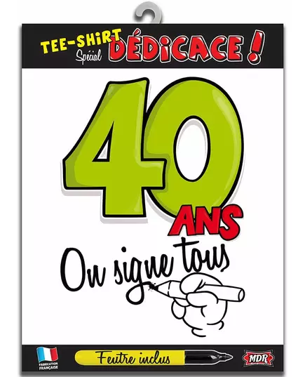 T-shirt 40 år