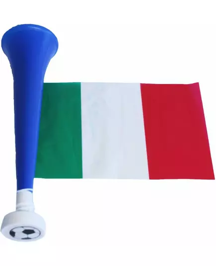 Fotbollstuta med italiensk flagga