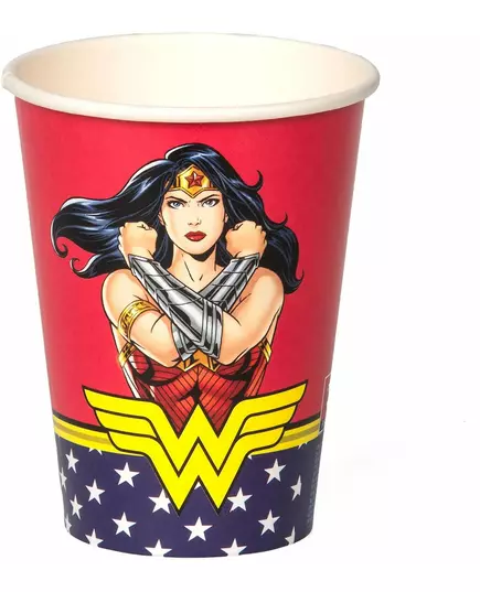 8 Wonder Woman™-pappmuggar 210 ml
