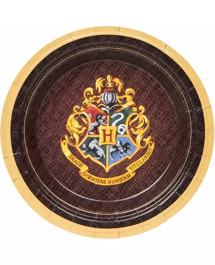 8 små papperstallrikar Harry Potter™ 18 cm