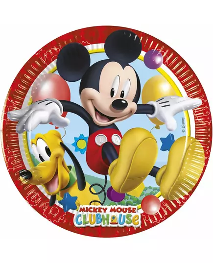 8 små papperstallrikar Mickey Mouse™ 20 cm