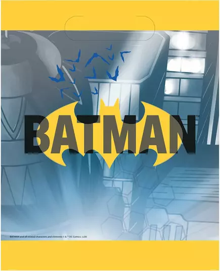 8 Batman-påsar 18 x 23 cm