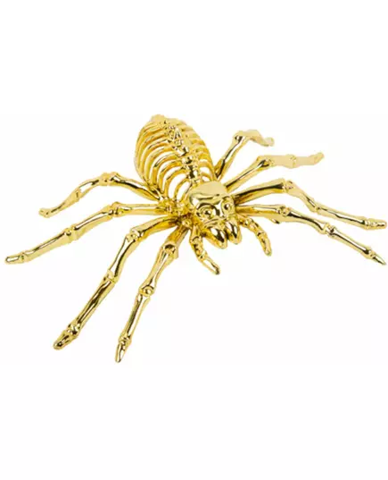Gyllene skelettspindel 12,5 x 20,5 cm