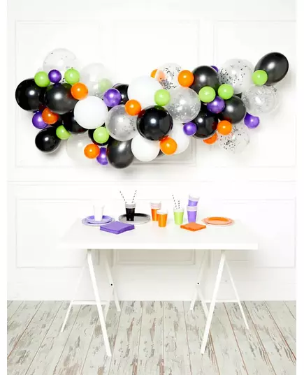 Halloween-ballongbåge med 70 ballonger 4 m