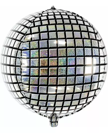 Aluminiumfolieballong discokula 40 cm