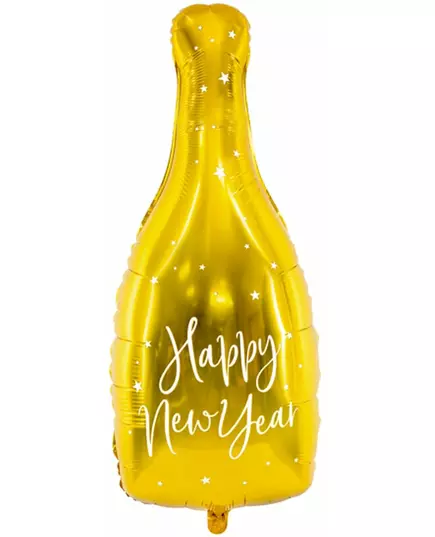 Aluminiumballong Happy New Year 32 x 82 cm