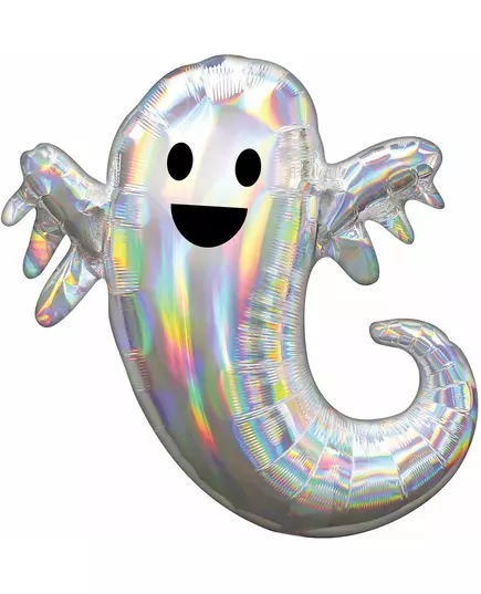 Iridescerande aluminiumballong spöke 71 cm