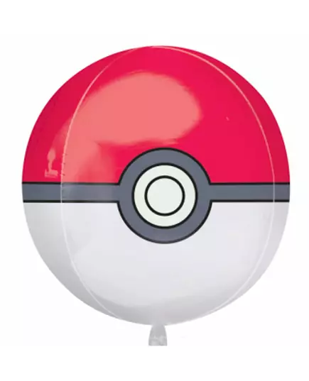 Poké Ball Pokémon™-aluminiumballong 38 x 40 cm