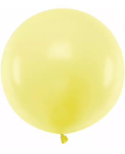 Gul jättestor latexballong 60 cm