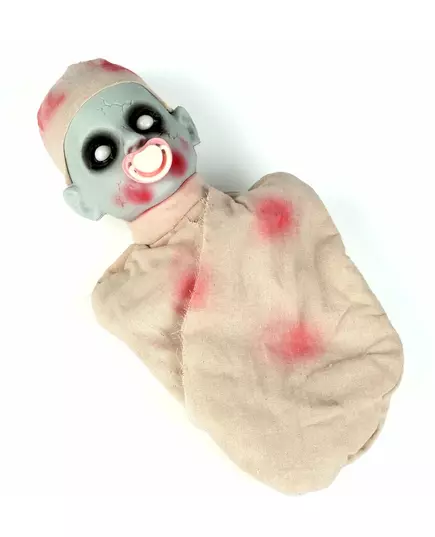 Blodig och lysande zombie-bebis med ljud 50 cm
