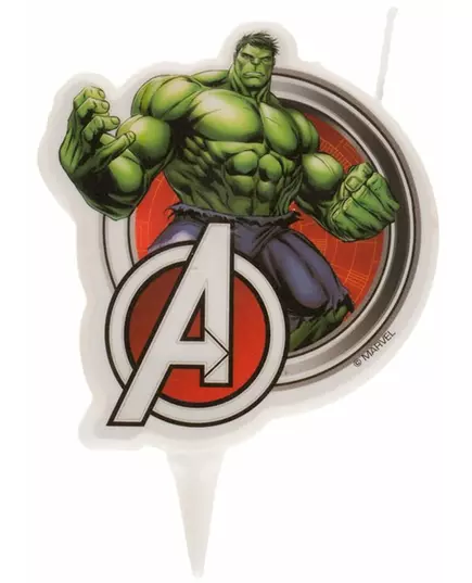 Födelsedagsljus Hulk Avengers™ 7,5 cm