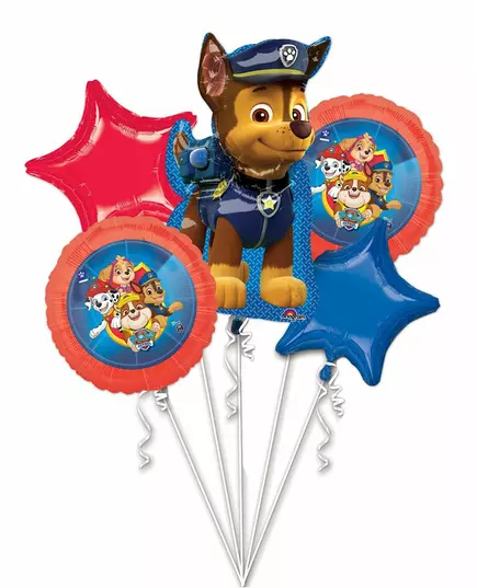 Bukett med 5 folieballonger Pat' Patrouille™