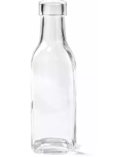 Fyrkantig glasflaska 15 cm