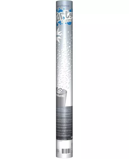 Konfettikanon silver 60 cm