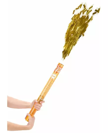Konfettikanon med guldkonfetti 60 cm