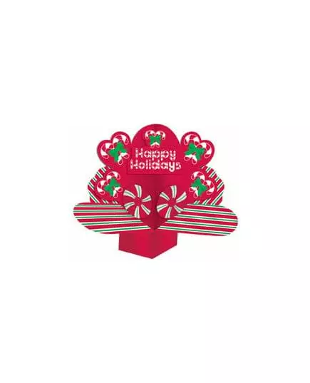 Bordsdekoration jul Happy Holidays