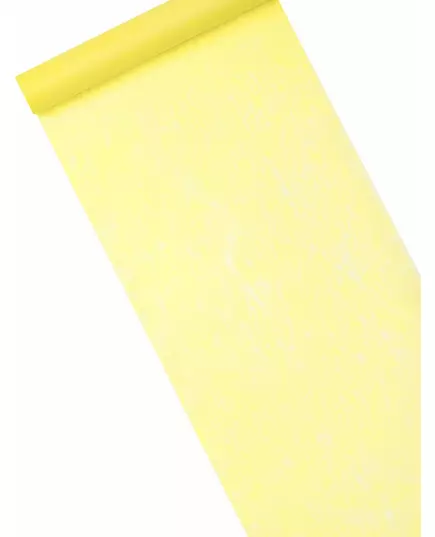 Klart gul nonwoven-bordslöpare 29 cm x 10 m