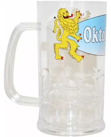 Genomskinligt ölglas