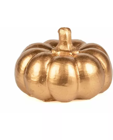 Guldfärgad pumpa i harts 6,5 cm