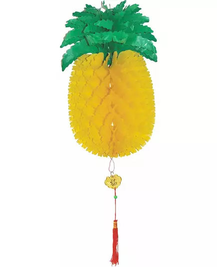 Bikakemönstrad ananasdekoration 50 cm