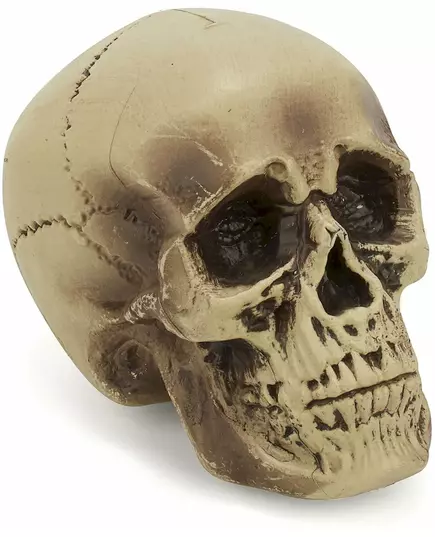Plastdekoration med dödskalle 18 cm