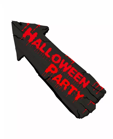 Väggdekoration med pil, Halloween Party 57 x 19 cm