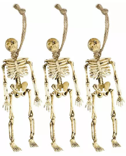 Dekorationer hängande skelett Halloween 15 cm
