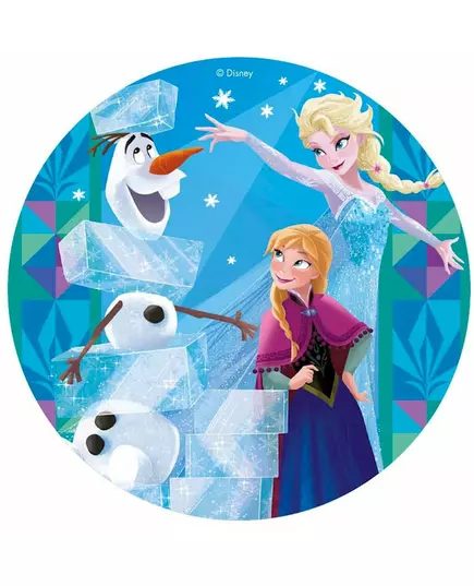Ätbart oblattryck La Reine des Neiges ™ 20 cm