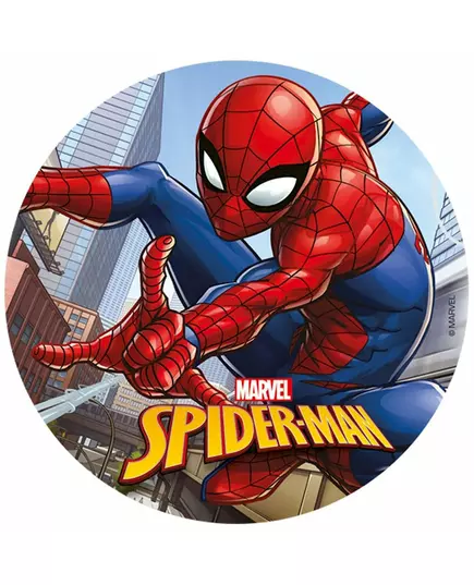 Spiderman™-ätbart tårtdekorationsark 20 cm