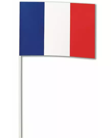 Fransk pappersflagga 14 x 21 cm