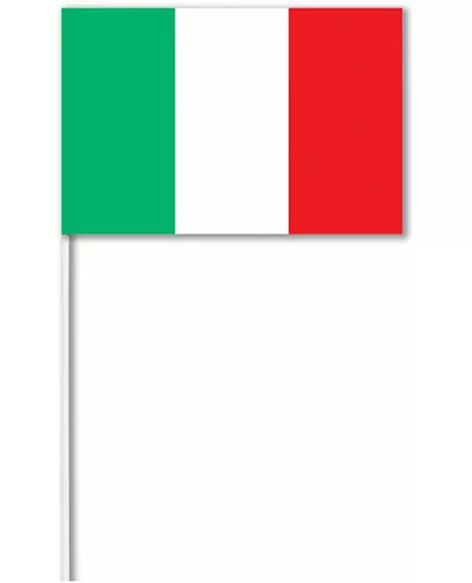 Italiensk pappersflagga 14 x 21 cm