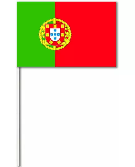 Portugisisk pappersflagga 14 x 21 cm