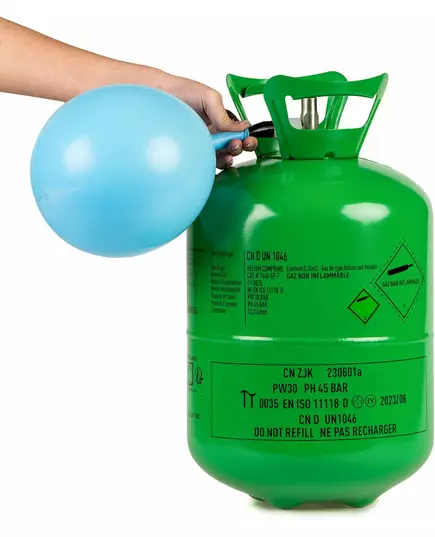 Stor heliumflaska upp till 50 ballonger