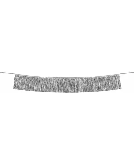 Girlang med silvertrådar 135 cm