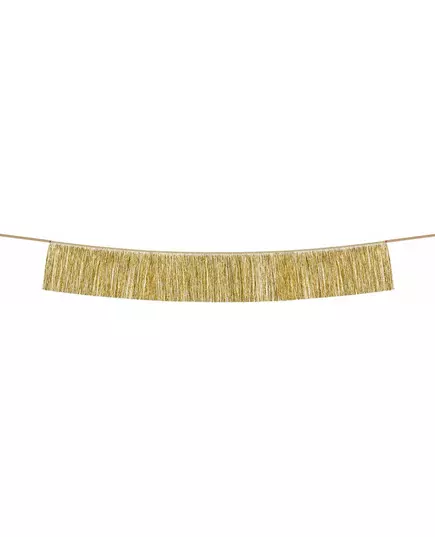 Girlang med guldfärgade trådar 135 cm