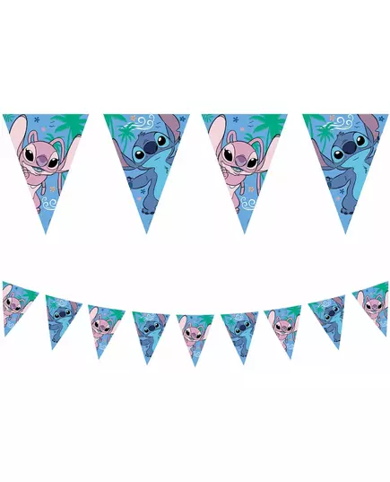 Pappersvimpelgirlang Stitch™ 230 cm