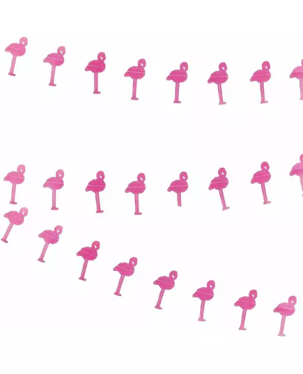 Girlang med rosa flamingos 3 m