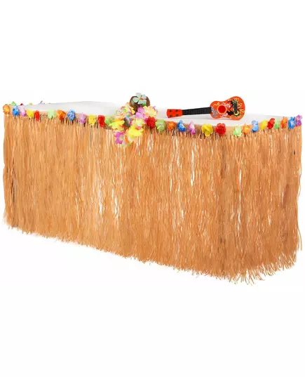 Hawaiiansk bordsduk beige 2,74 m x 71 cm