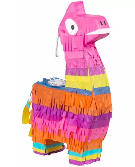Mini-piñata lama flerfärgad 23 x 13 cm