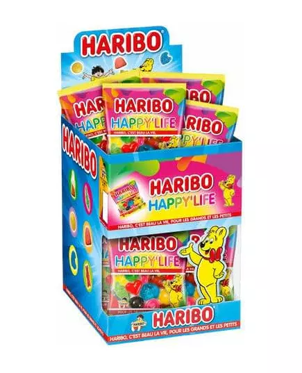 Minipåse Haribo Happy Life-godis – 40 g