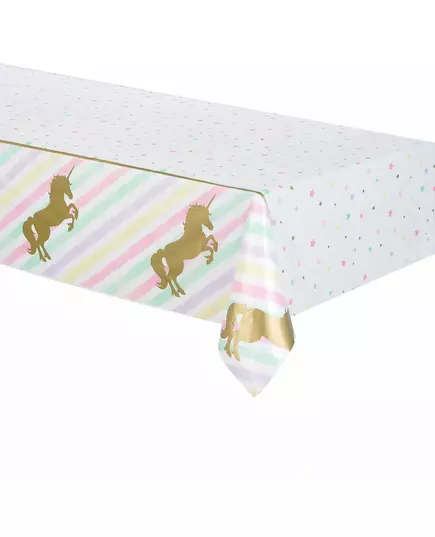Plastduk enhörning 137 x 259 cm