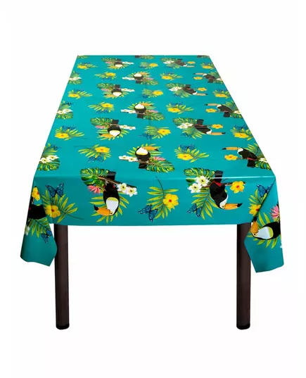 Plastduk med tukanmotiv 130 x 180 cm
