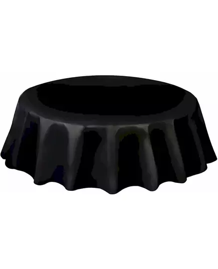 Rund svart plastduk 213 cm