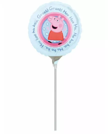 Liten aluminiumballong Peppa Pig™ 23 cm