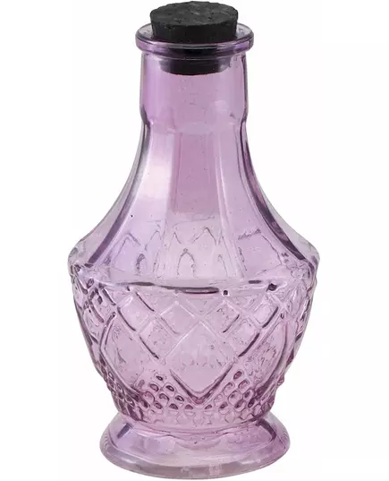 Lila glasflaska 11,5 cm