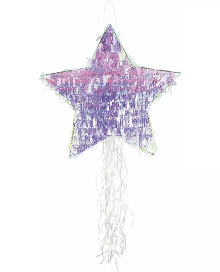 Iridescent stjärnpiñata 45 cm