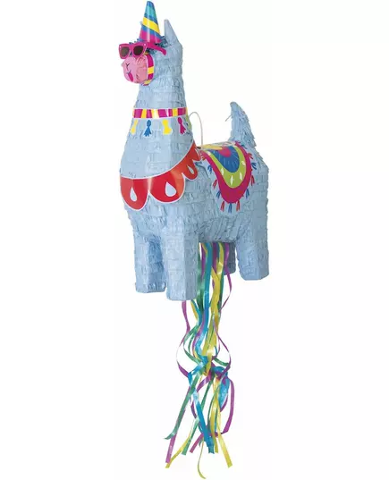 Blå lamapiñata 50 cm