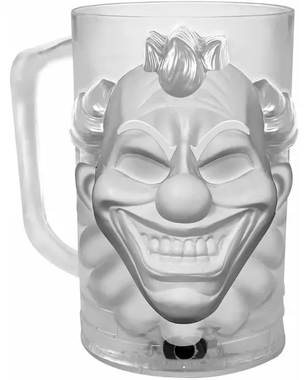 Skrämmande clownsejdel med LED 700 ml